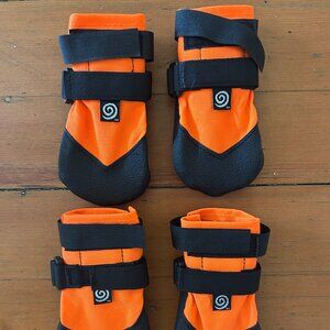 Ultra Paws Rugged Orange Dog Boots - Medium***Never used